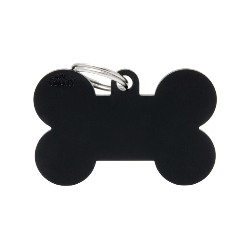 8055960254231 ماي فاميلي قلادة على شكل عظم صغير اسود - الصورة 1