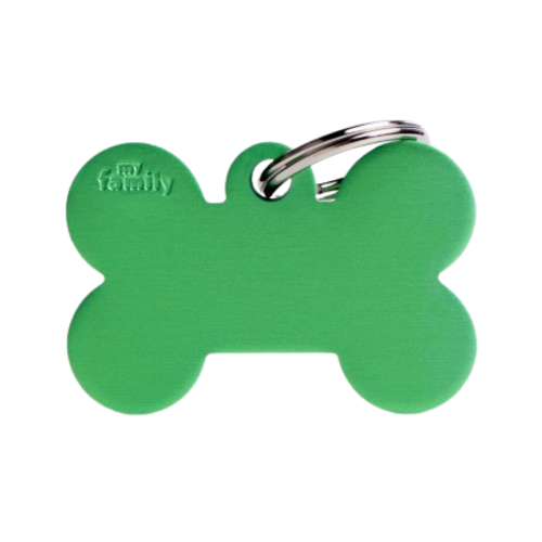 8055960254309 ماي فاميلي قلادة عظم كبير المونيوم الأخضر - الصورة 1