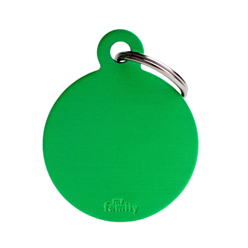 8055960254323 ماي فاميلي قلادة دائرية كبيرة من الألمنيوم أخضر - الصورة 1