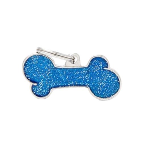 8055960257409 ماي فاميلي قلادة عظم صغير لامع أزرق - الصورة 1