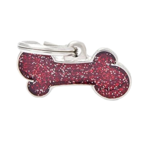 8055960257416 ماي فاميلي قلادة عظم صغير لامع أحمر - الصورة 1