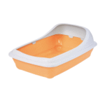 أم بي بيرغامو حوض رمل بيربا مع اطار كبير برتقالي