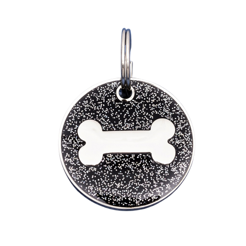 8058773271761 ماي فاميلي قلادة عظم كبير جدا لماع أسود - الصورة 1