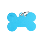 ماي فاميلي قلادة على شكل عظمة كبيرة جدا ازرق