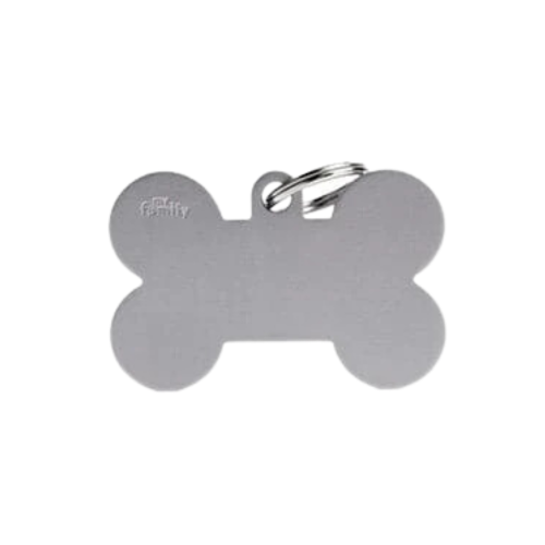 8058773272454 ماي فاميلي قلادة على شكل عظمة كبيرة جدا رمادي - الصورة 1