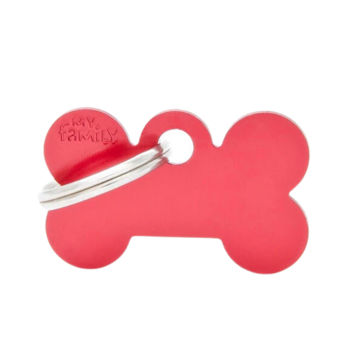 8058773273796 ماي فاميلي قلادة بايسك كبير جدا" عظمة احمر - الصورة 1