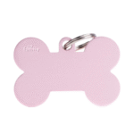 ماي فاميلي قلادة على شكل عظمة كبيرة جدا زهري