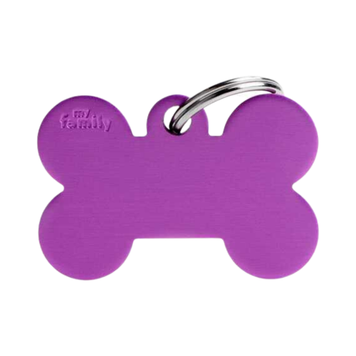 8058773273819 ماي فاميلي قلادة على شكل عظمة كبيرة جدا بنفسجي - الصورة 1