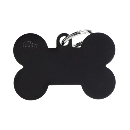 8058773273826 ماي فاميلي قلادة بايسك كبير جدا" عظمة أسود - الصورة 1