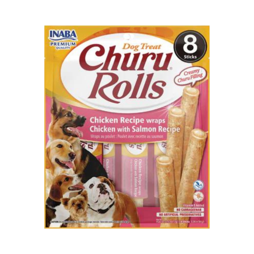 850006715596 اينابا مكافآت عصي دجاج رطبة مع هريسة سالمون 8×12غ - الصورة 1