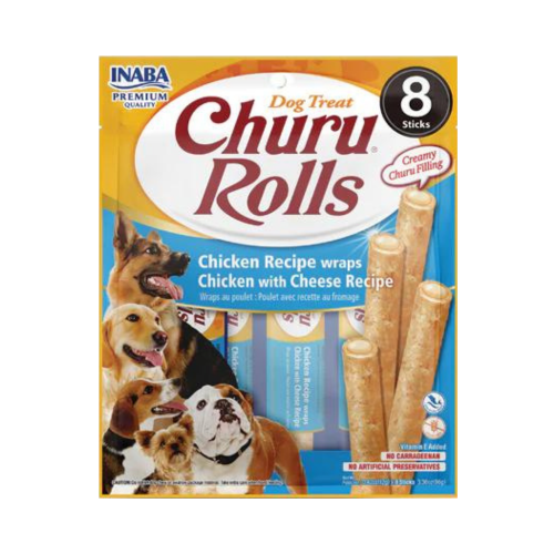 850006715602 اينابا مكافآت عصي دجاج رطبة مع هريسة جبنة 8×12غ - الصورة 1