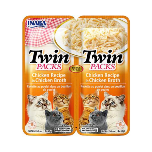 854871008555 اينابا توين تونا ودجاج في مرق التونا 2 ظرف ×40غ - الصورة 1