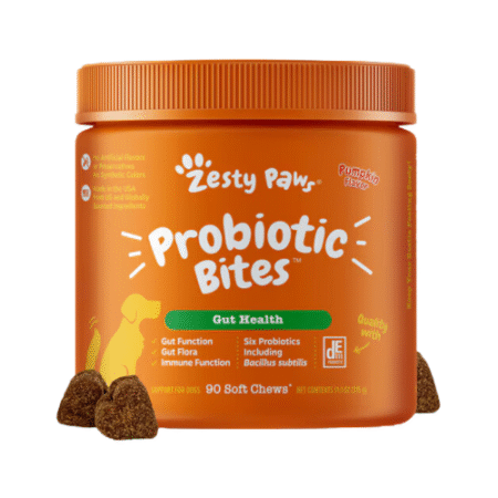 زستي باوز مكملات بروبيوتيك بنكهة اليقطين للكلاب 315 غ