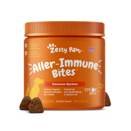 زستي باوز مكملات لدعم الجلد والشعر بنكهة الدجاج للكلاب 315 غ