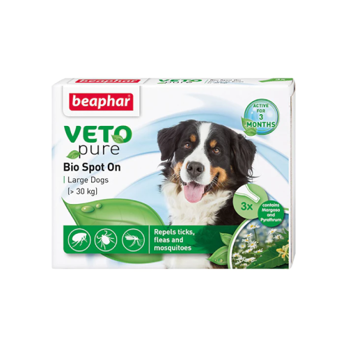 8711231172160 بيفار بايو سبوت اون طارد حشرات ازهار للكلاب الكبيرة - الصورة 1