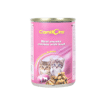 كانيفورس طعام رطب معلبات قطط صغيرة دجاج مع اللحم البقري 410غ كرتون (24 حبة)