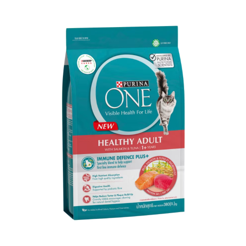 8850125001657 بورينا وان هلثي ادولت سالمون وتونا 380غ - الصورة 1