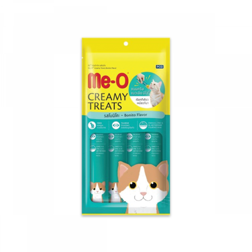 8850477013704 ميو مكافات كريمية بطعم سمك البونيتو للقطط 4*15غ - الصورة 1
