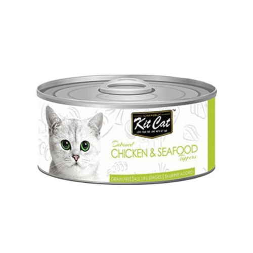 8858772602180 كت كات دجاج منزوع العظم مع المأكولات البحرية 80غ - الصورة 1