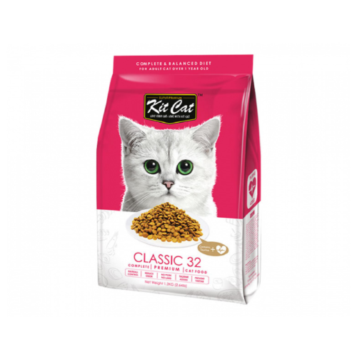 8858788709415 كت كات كلاسيك 32 طعام جاف للقطط مع التورين 5 كغ - الصورة 1