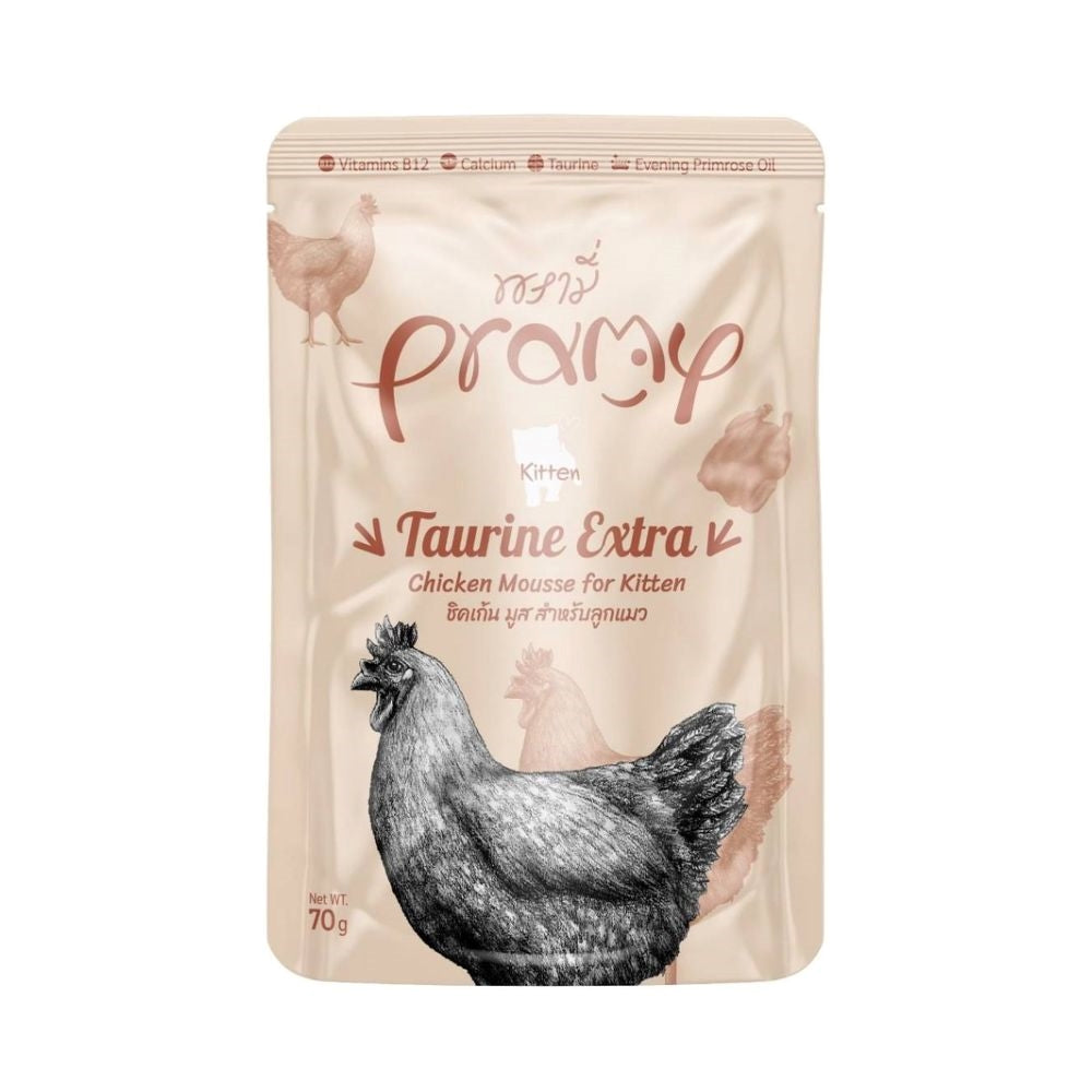 8859601044249 برامي اظرف الدجاج للقطط الصغيرة متعدد الفيتامينات 70غ - الصورة 1